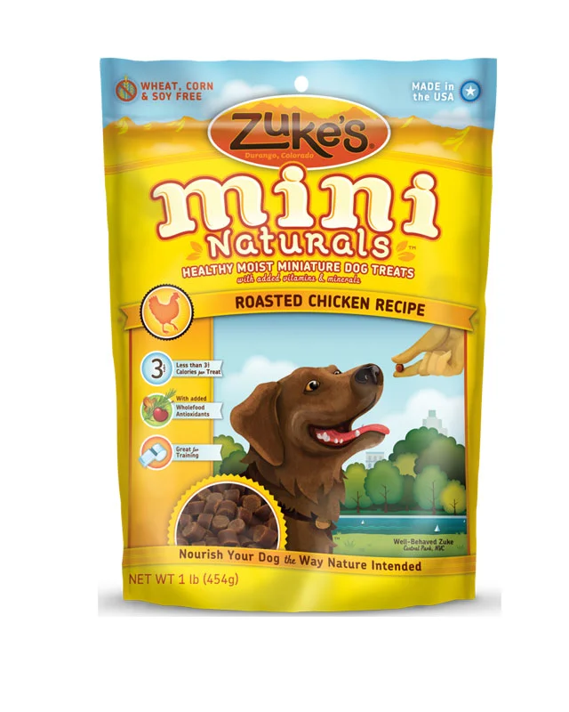  -High-end pet toy rankingsZuke's Mini Naturals - Soft Chicken - Training Treats - #1 Recommended for puppies!