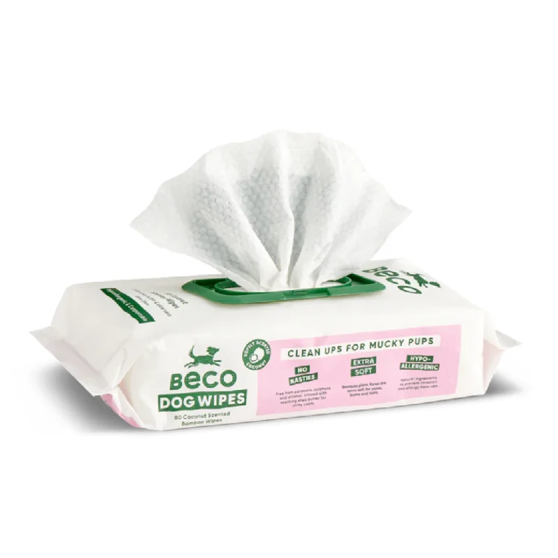 Pet toysBeco Bamboo Coconut Scented Dog Wipes