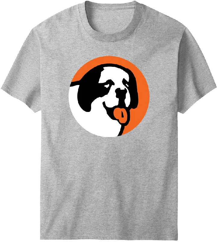 ---Circle Logo Neon Orange T-shirt