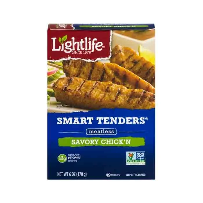 Pet ProductsLightlife - Smart Tender Savory Chick'n, 6oz | Pack of 8