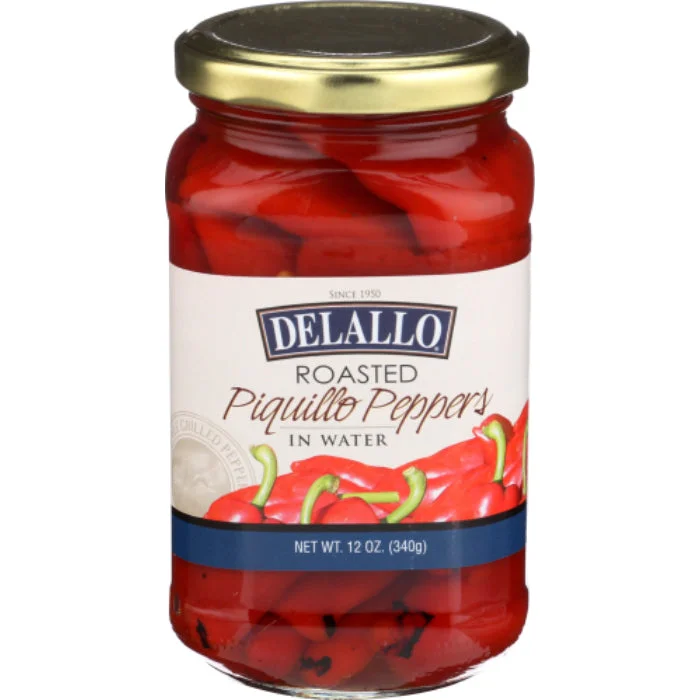 - Organic cotton dog bibsDelallo - Roasted Pepper Piquillo , 12oz | Pack of 12