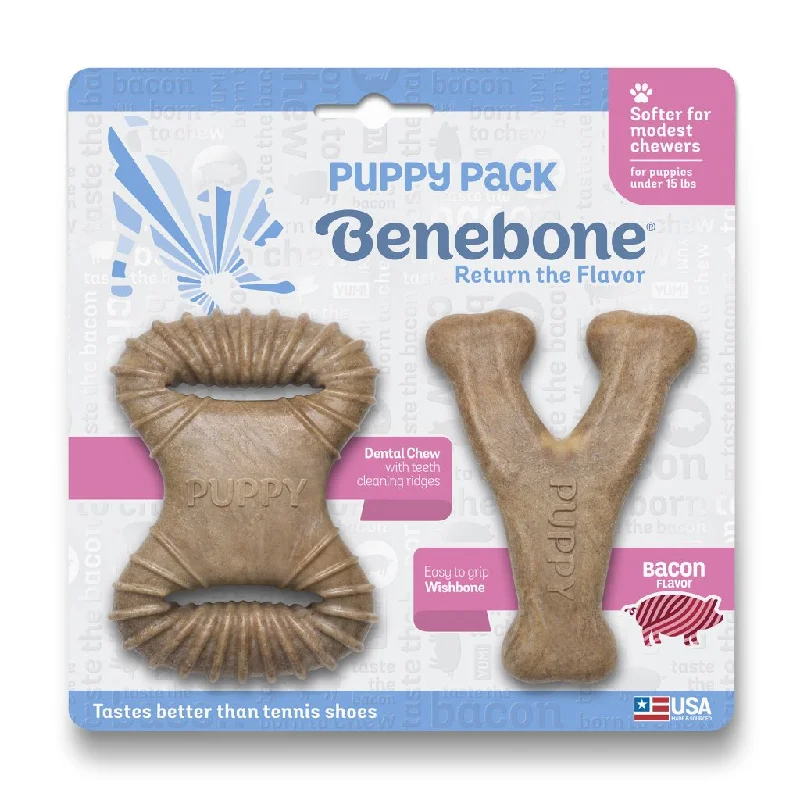 - Cat hair ball removal and hair removal creamBenebone Puppy 2-Pack