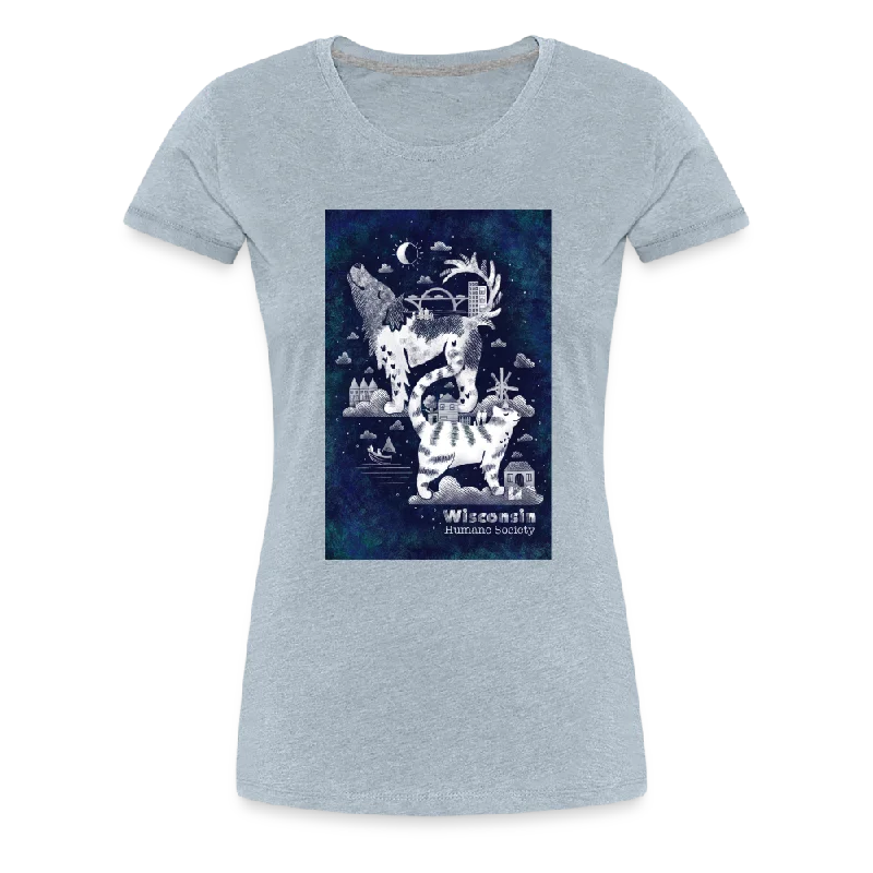 - Foldable and portable cat bagWHS x Light the Hoan Contoured Premium T-Shirt