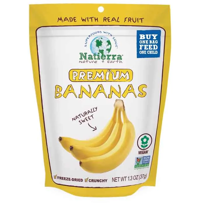 - Degradable pet feces bagNatierra - Freeze Dried Fruit Banana, 1.3oz | Pack of 8