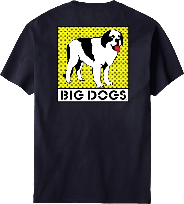 - Organic cotton dog bibsBox Logo Yellow T-shirt