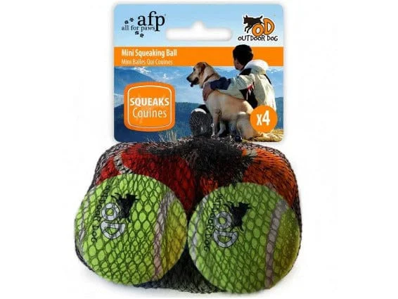  -Splash-proof food bowl AND Anti-choking slow food bowlAFP Outdoor - Mini Squeaking Tennis Ball 4 pk