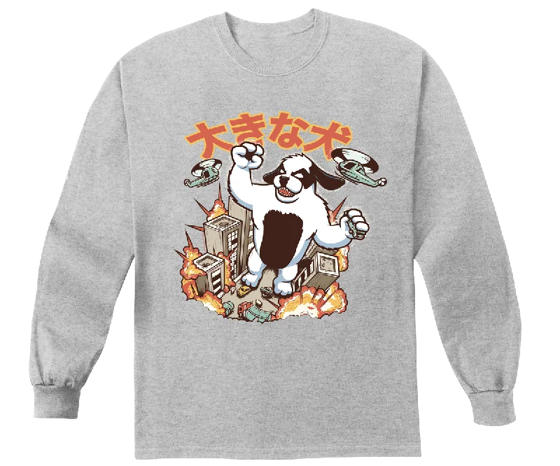 ---Kaiju Dog Long Sleeve T-shirt