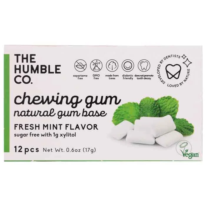 - Teething and chewing toys for puppiesThe Humble Co - Chewing Gum Fresh Mint, 12pieces | Pack of 12