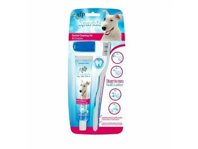 - Cat nail clippers with LED lightsAFP Sparkles - Combo Pack - Brush, Finger Brush and Peanut Butter Toothpaste