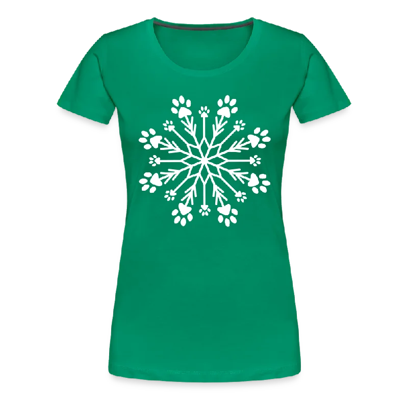 - Winter warm clothes for short-haired dogsPaw Snowflake Premium T-Shirt