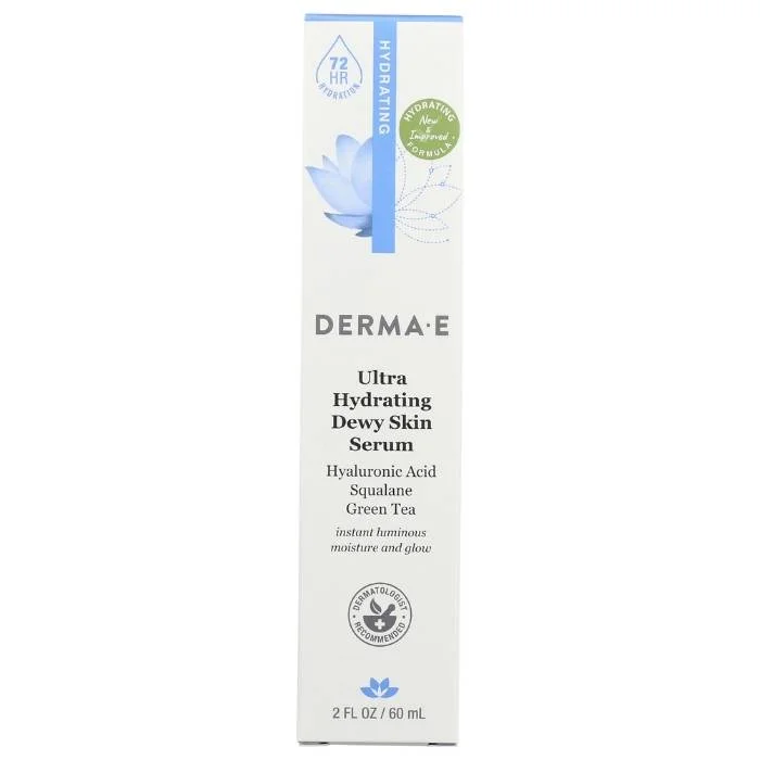 - Air box TSA certified check-inDERMA E - Ultra Hydrating Dewy Skin Serum, 2 fl oz