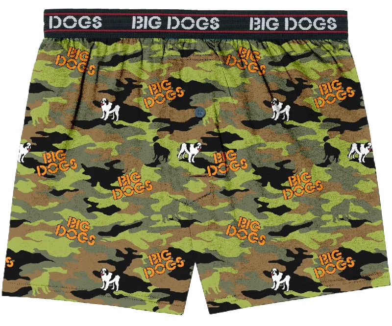 - Pet fence foldable indoorBig Dog Camo Printed Knit Boxers