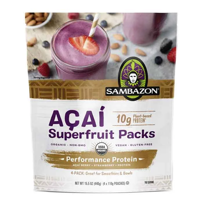 - Degradable pet feces bagSambazon - Superfruit Acai Strawberry Protein (4 pack), 15.5oz | Pack of 10