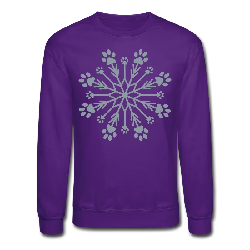 - Dog heart rate monitoring collarPaw Snowflake Metallic Print Sweatshirt