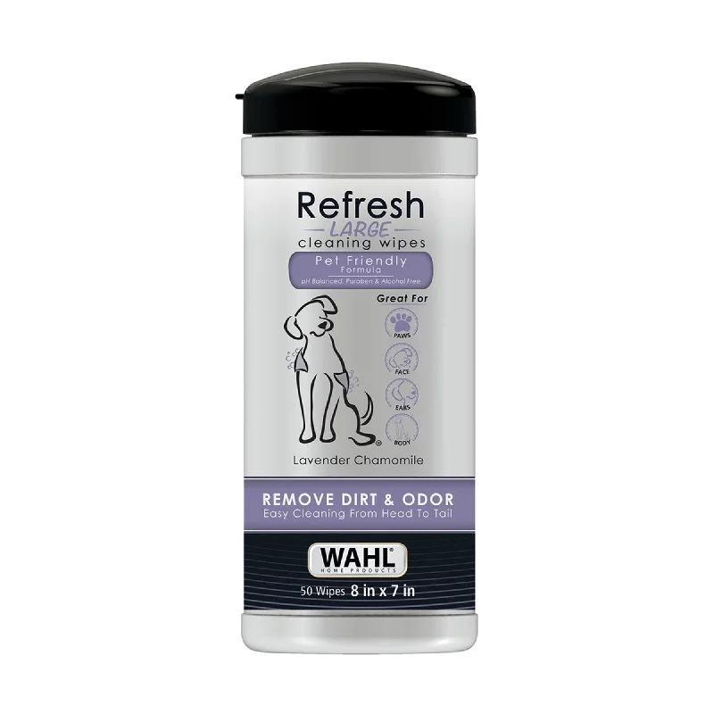 - Dog disposable foam shower gelWahl Dog Refresh Cleaning Wipes