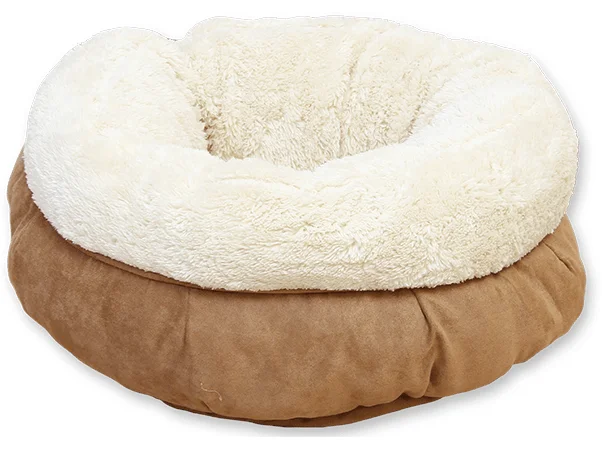 - Pet smart GPS locatorAFP Lambswool - Donut Bed - Tan