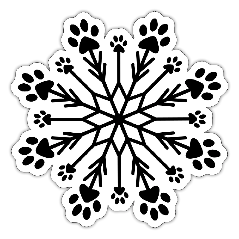 - Cat stress soothing sprayPaw Snowflake Sticker