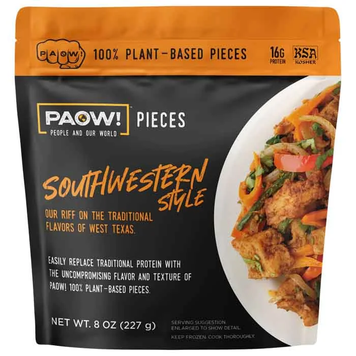  -Splash-proof food bowl AND Anti-choking slow food bowlPAOW! Pieces - Southwestern Style, 8oz