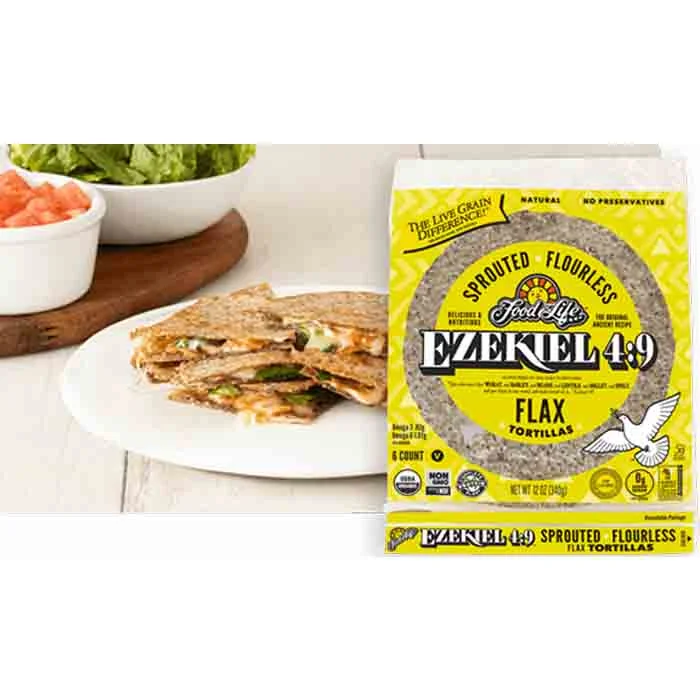 - Pet vitamin complex nutrition tabletsFood For Life - Tortilla Sprouted Flax Ezekiel, 12oz | Pack of 12