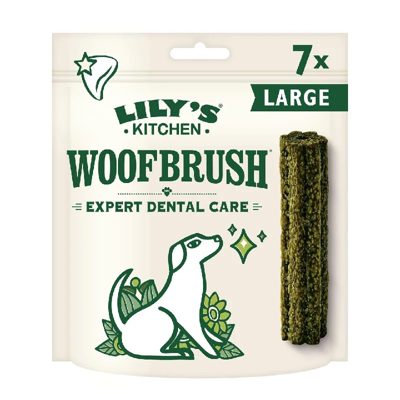 - Food for sterilized dogsLily's Kitchen Woofbrush Natural Daily Dental Chew Large Dog Multipack 329g