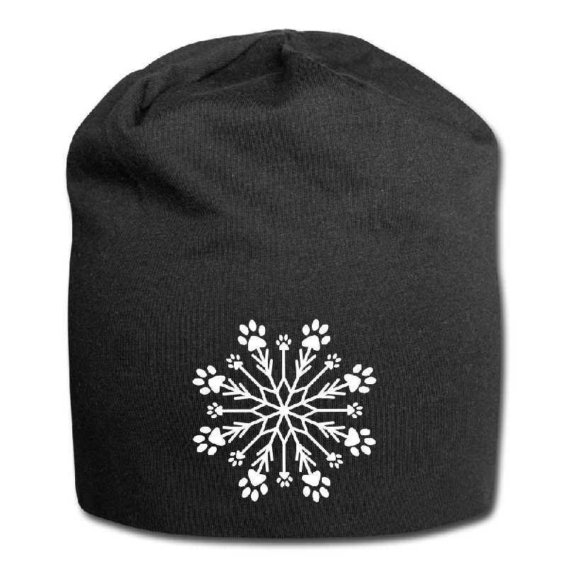 - Natural latex pet mattressPaw Snowflake Jersey Beanie