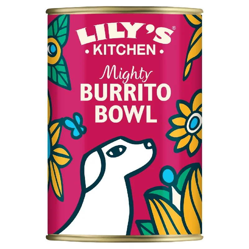  -High-fiber dog foodLily's Kitchen Mighty Burrito Bowl for Dogs 400g