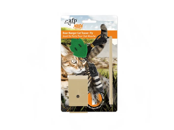 ---AFP Natural Instinct - Door hanger cat teaser Fly - Cat Bait Fly