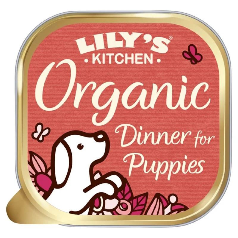  -Chicken-flavored dog foodLily's Kitchen Proper Dog Food Organic Dinner for Puppies 150g