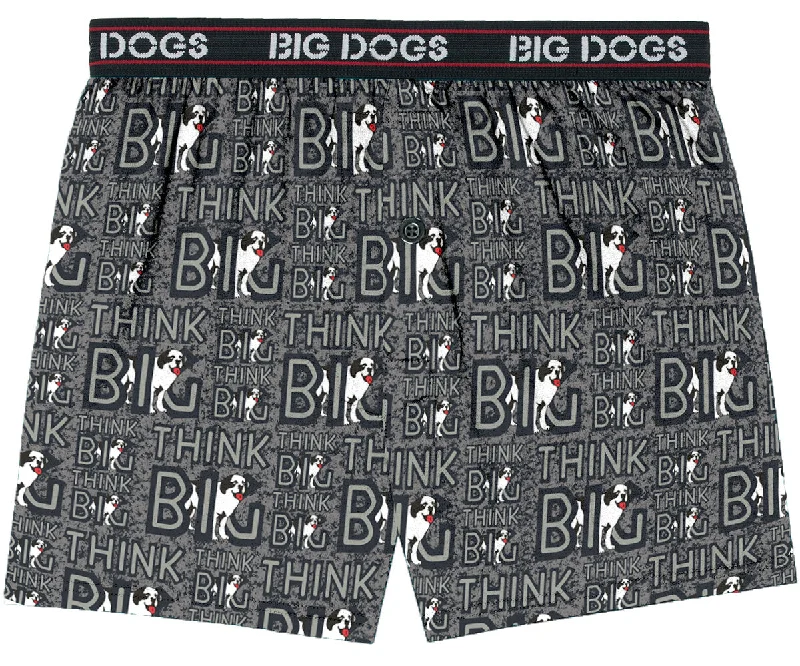 - Winter warm clothes for short-haired dogsThink Big Printed Knit Boxers