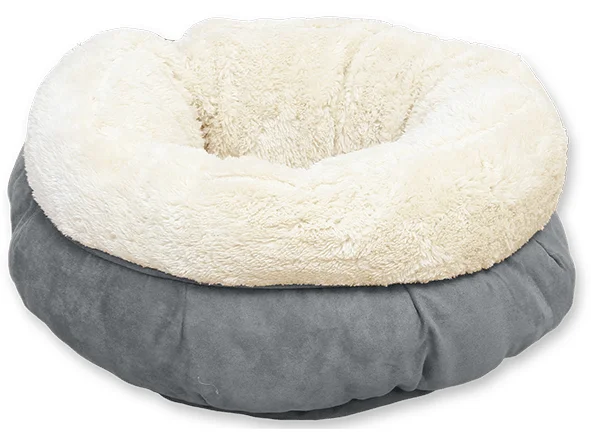 - Deodorizing cat litter tofu litterAFP Lambswool - Donut Bed- Grey